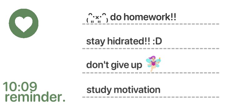 reminder Copy