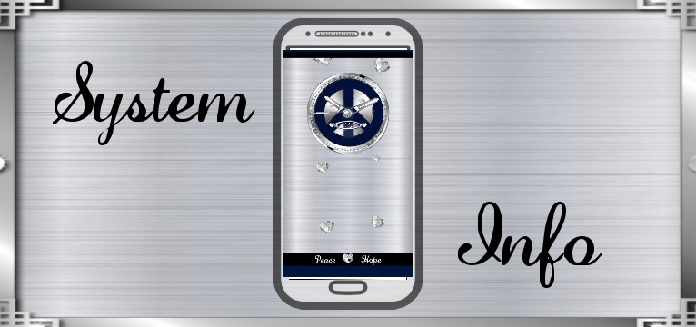 System Info Diamond Peace  dunkelblau 