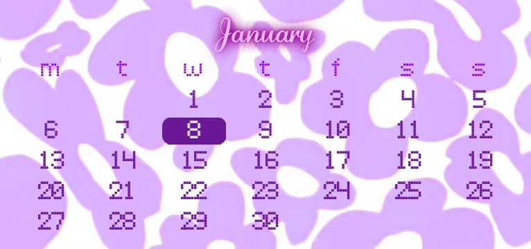 purply calendar 2