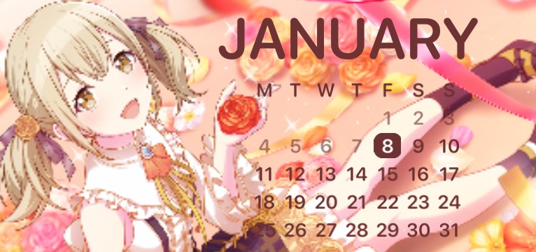 Kohane Calendar