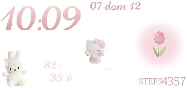 Cutie pink Widget