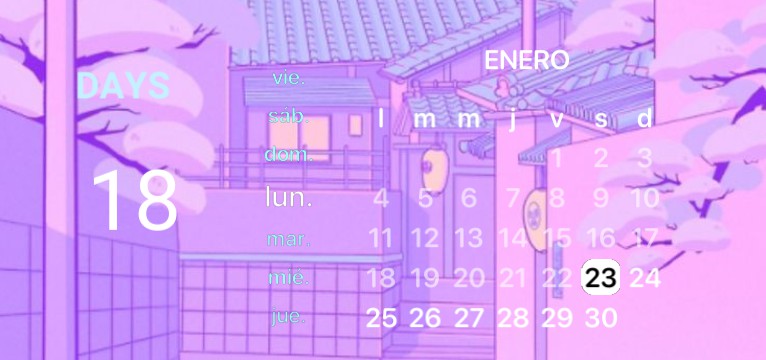 Calendar and days