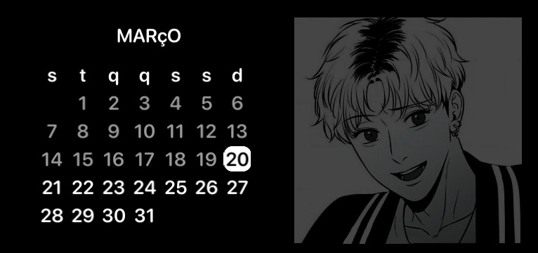 Widget de calendrio Copy