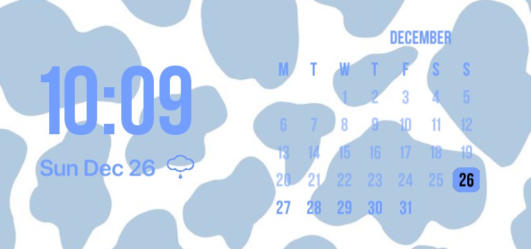 blue widget