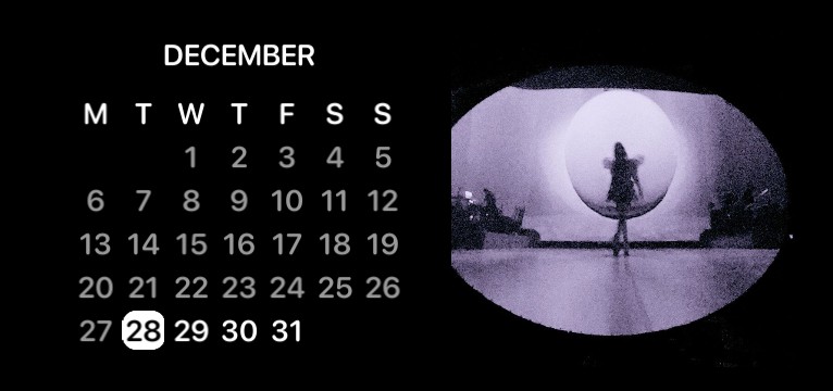 Calendario Ariana Grande Concert