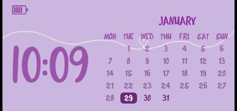 purple calendar,time