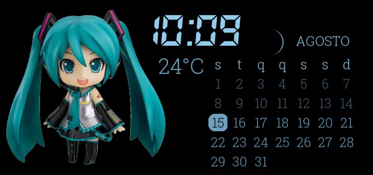 Hatsune Miku png Calendar