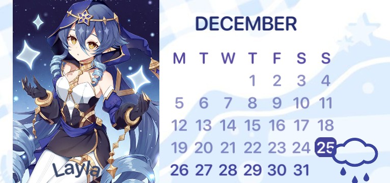 laylas calendar