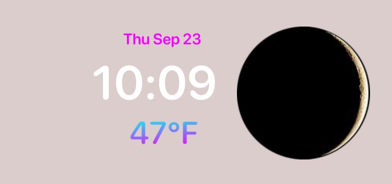 weather/clock