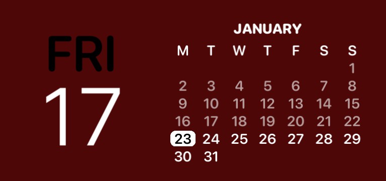 Red Calendar
