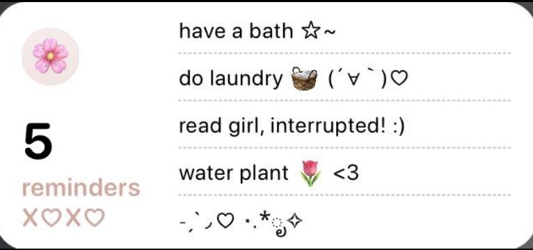 reminder note