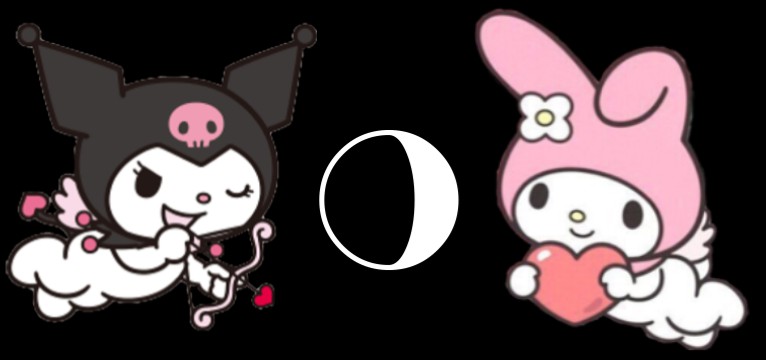 Kuromi and My Melody moon phase
