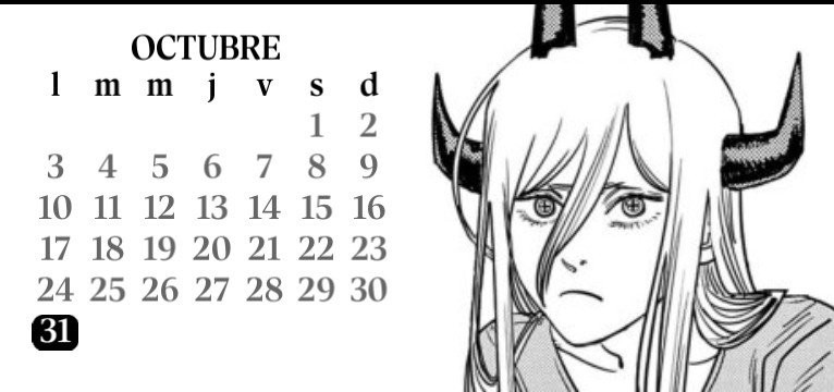 Power Manga Calender