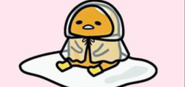 Raincoat Gudetama 