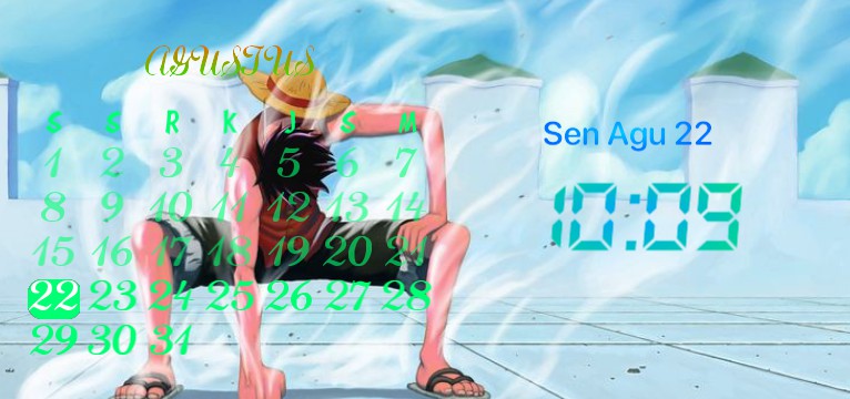 ONE PIECE CALENDER 