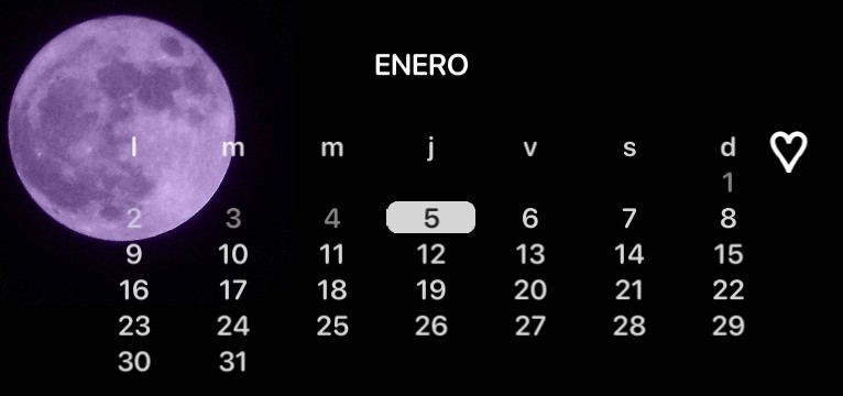 luna calendar