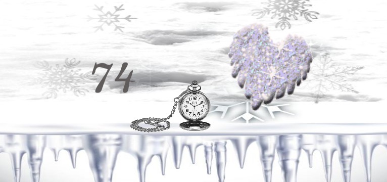 Herzschlag Wintertextur 