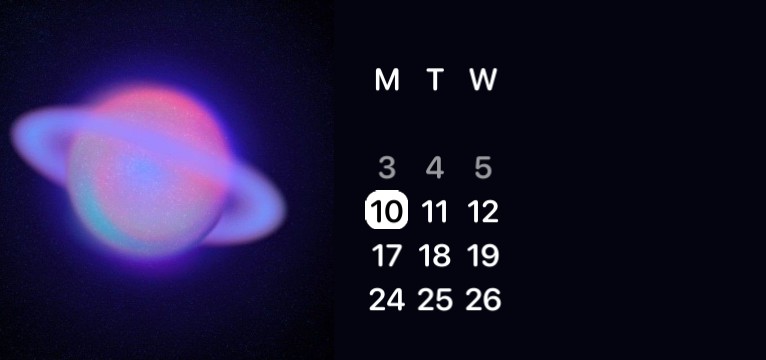 Ethereal Jupiter Calendar 