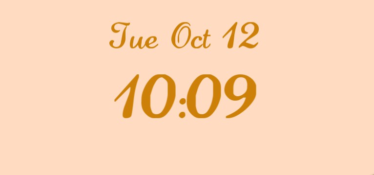 Date and Time