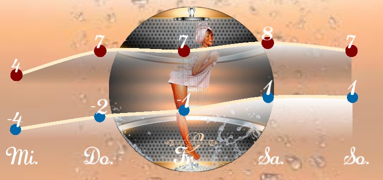 Wetterkurve Shower Pin Up 