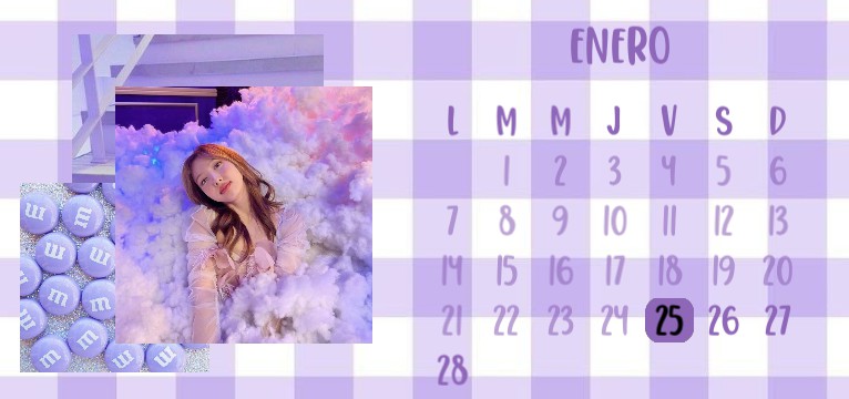 calendario lila