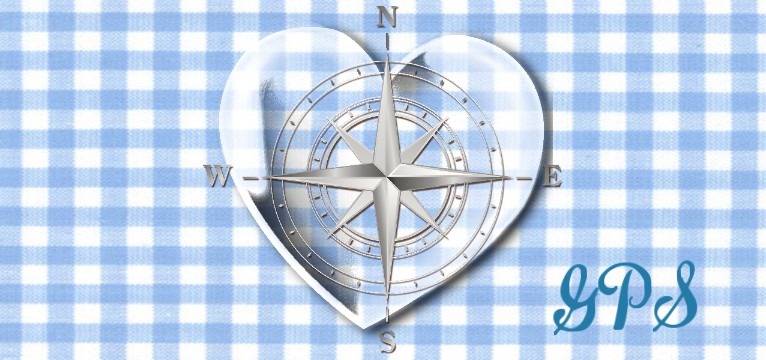 GPS Heart blue 