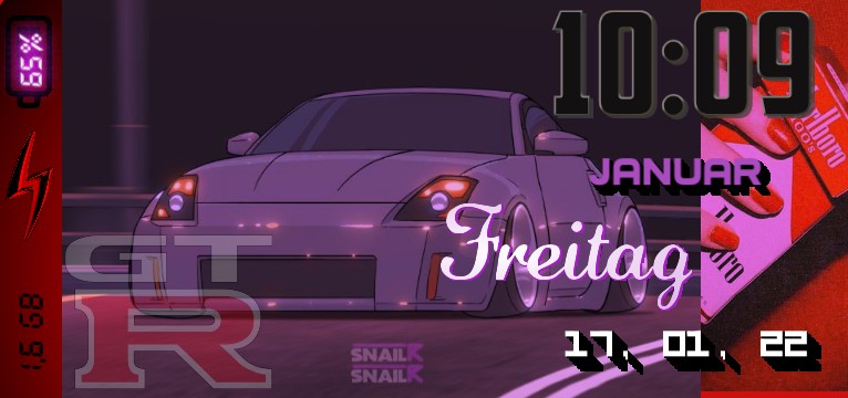 Nissan Aestetic Clock Widget