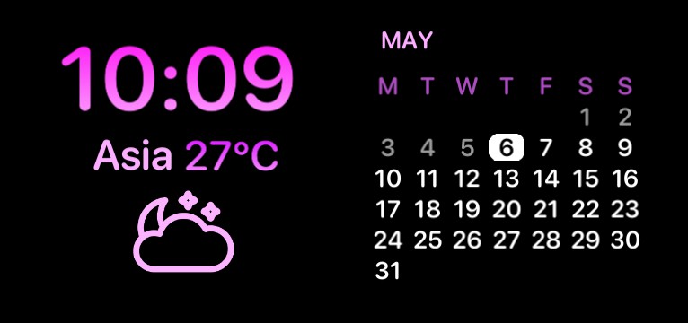 Time, Weather and Calendar 