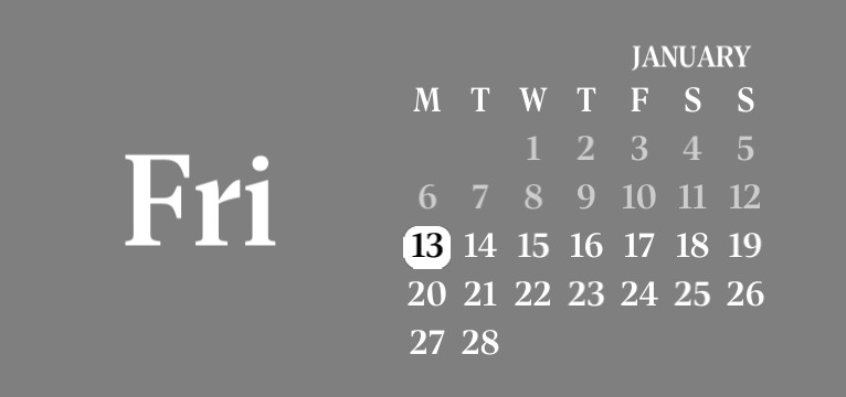 aesthetic calendar