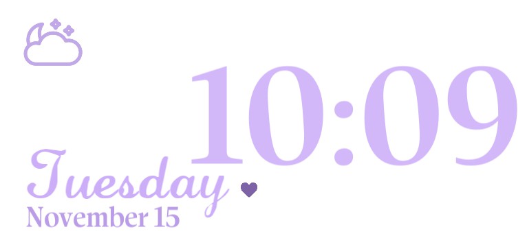 time widget 
