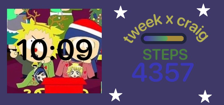 tweek x craig clock and steps