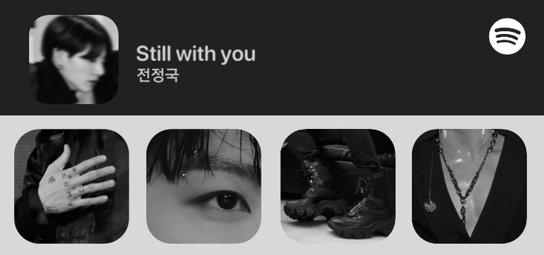Jungkook Spotify widget Copy
