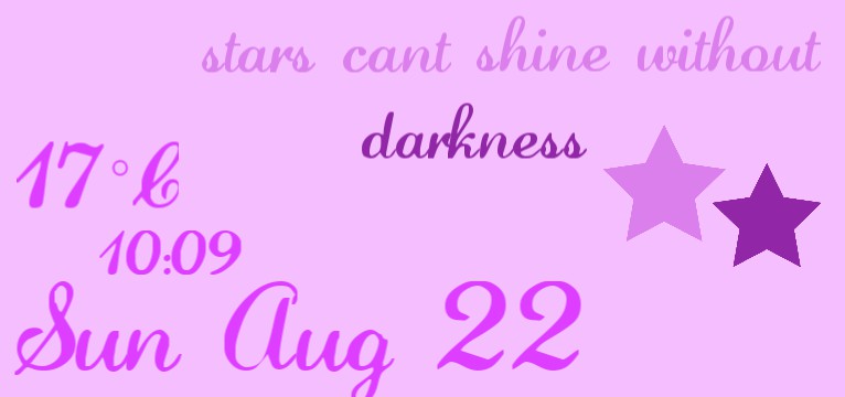 stars cant shine without darkness