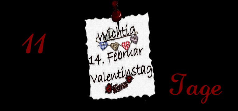 Counter Valentinstag 