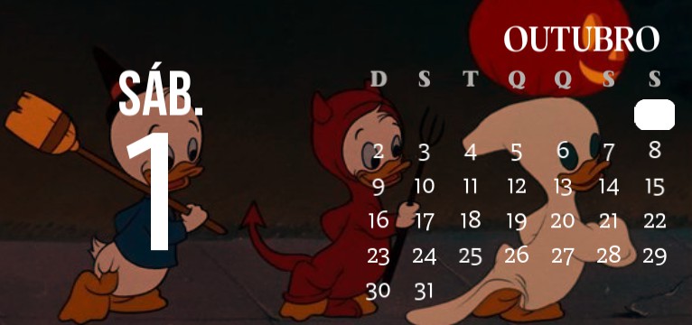 halloween calendar 