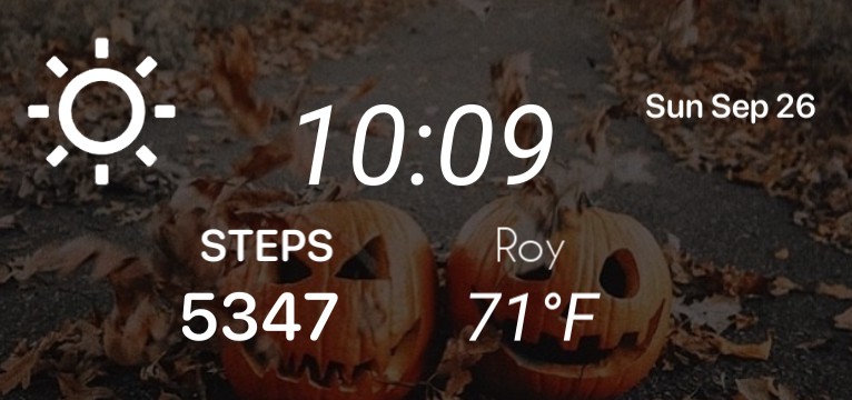 Halloween Clock