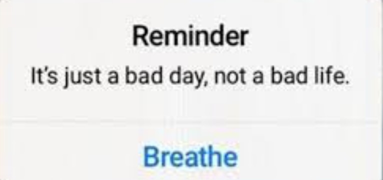 cute white daily reminder