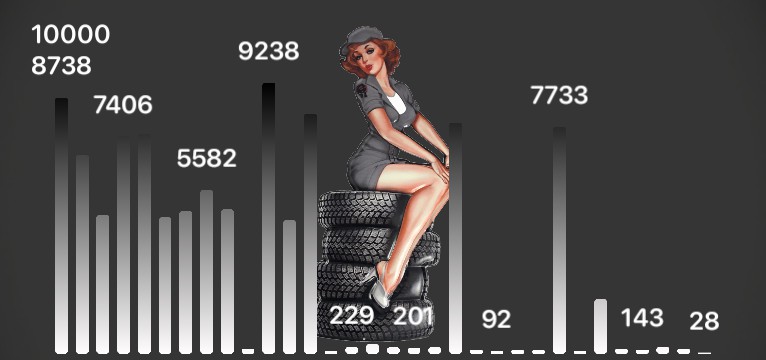 Schritte Reifen Pin Up 