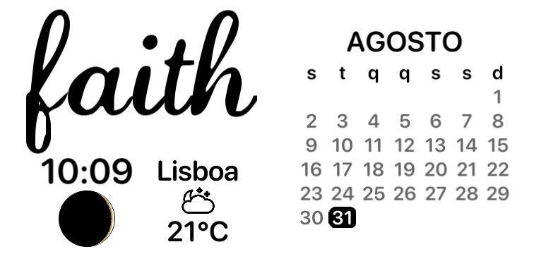 faith + calendar