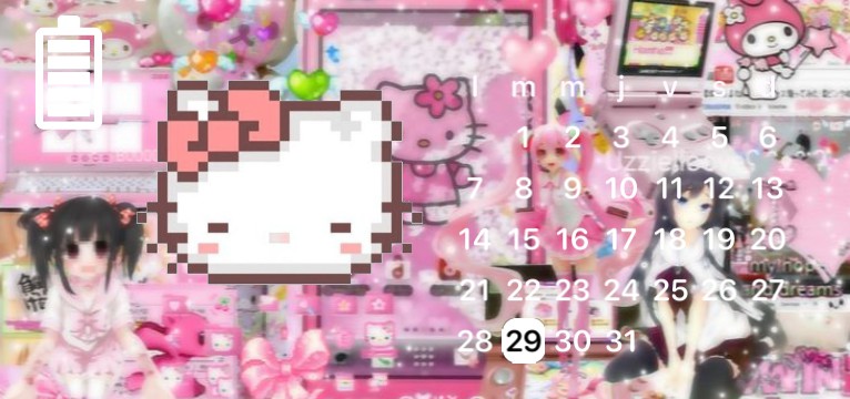 hellokitty calendar