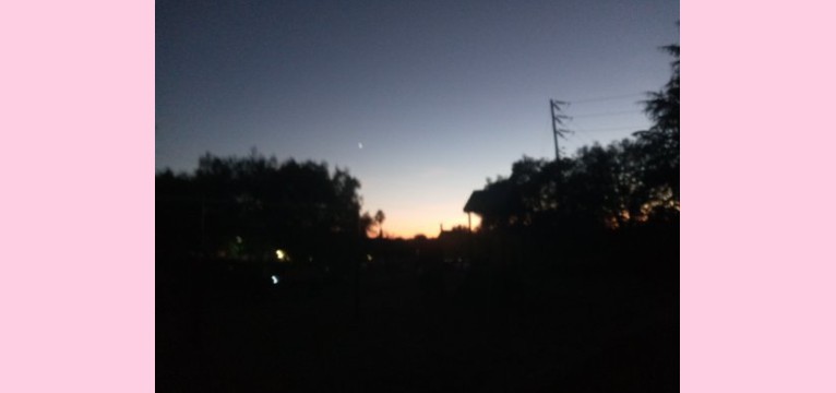 sunset.
