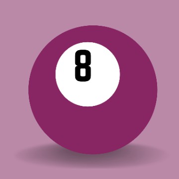 purple 8 ball