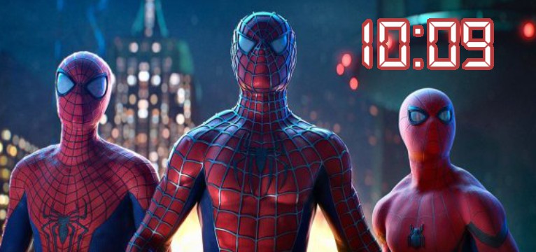 Spiderman clock