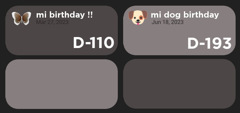 the day before 
