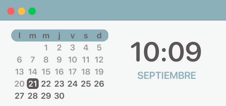 calendar blue