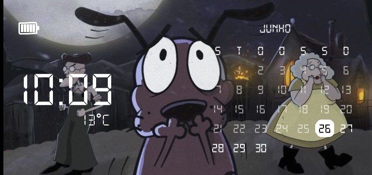 Coragem o Co Covarde widget