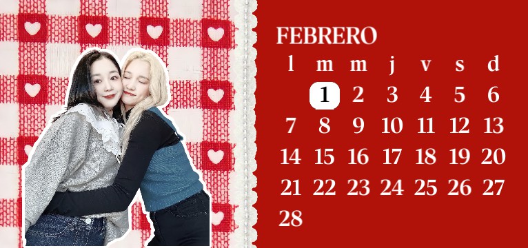 Aesthetic calendar 