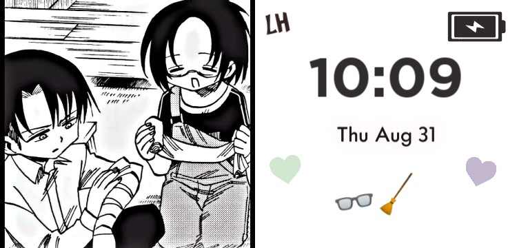 Levi/Hange Chibi