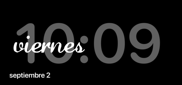 Clock widget
