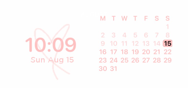 pink calendar